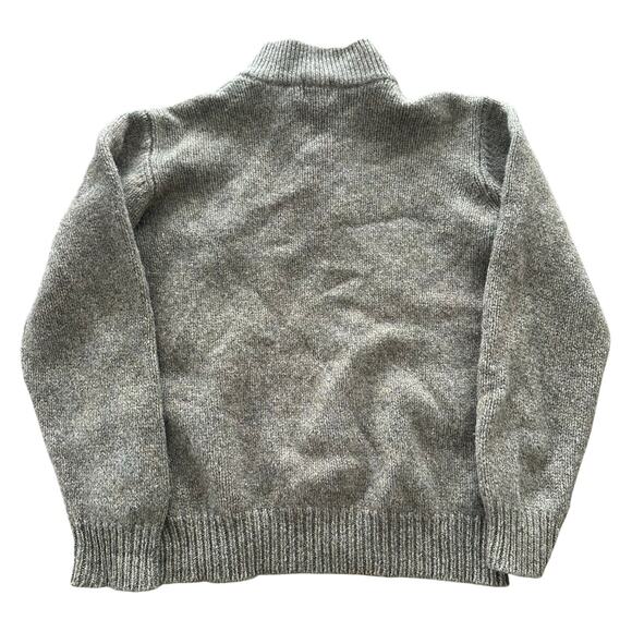 L.L. Bean Lambswool Pullover Sweater Mens Tagged Large Fits Like Medium Brown - Picture 2 of 13